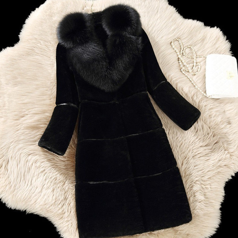 A faux fur jacket