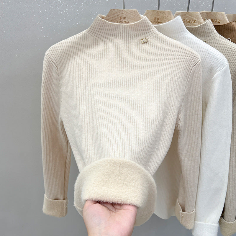 A Knitted sweater thermal top