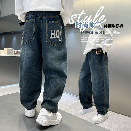 A children's pants jeans