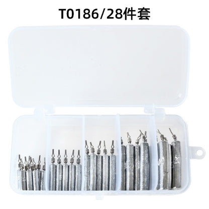 A inverted fishing lead pendant primary color set