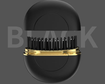 A Mini Hair Straightening Comb Wireless New Rechargeable Hair Straightener Portable Hair Care Home Styling Comb without Damaging Hair