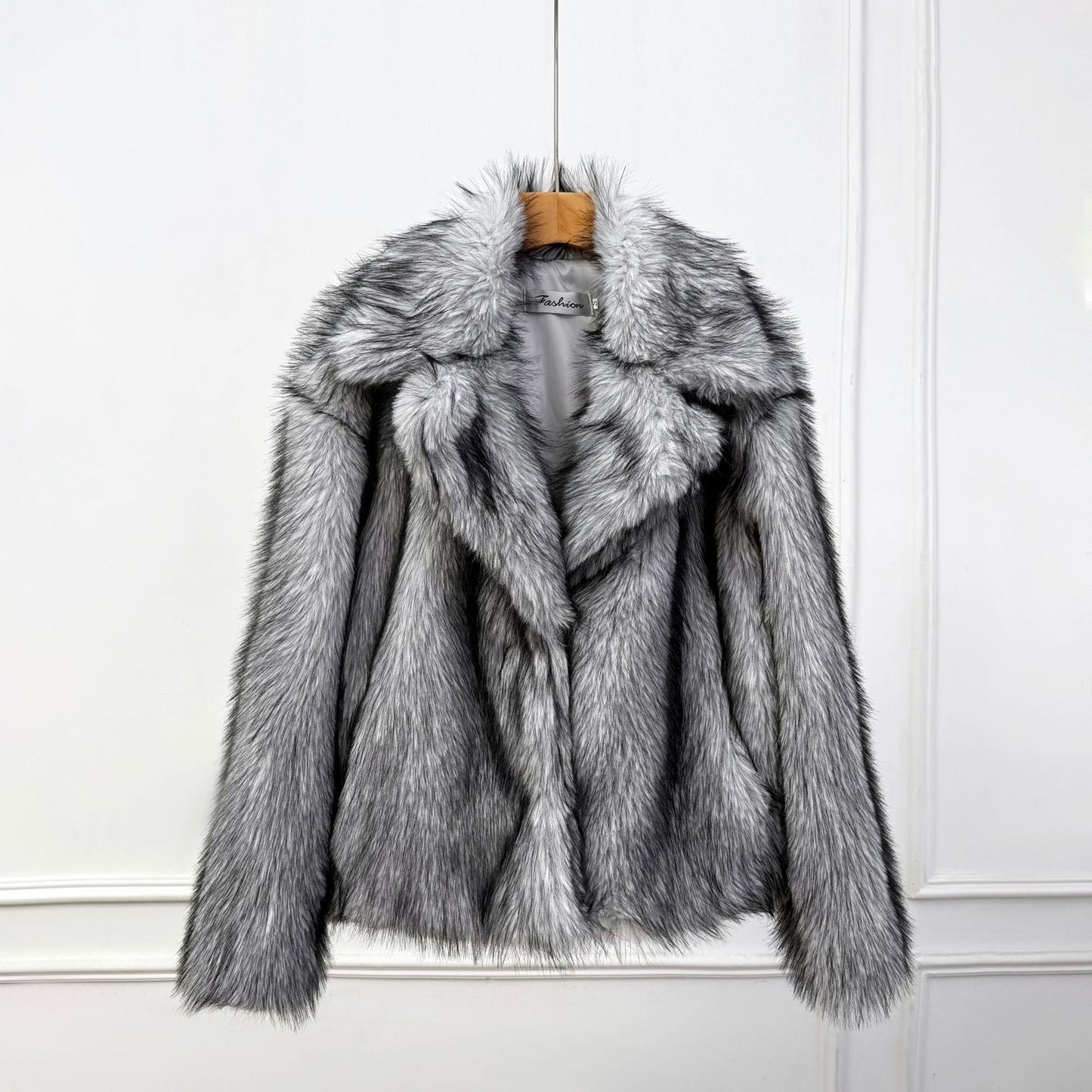 A faux fur jacket