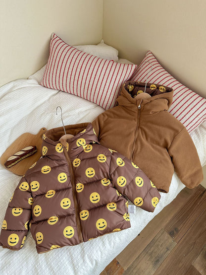 A Children's reversible warm jacket