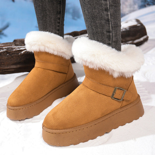 A warm snow boot