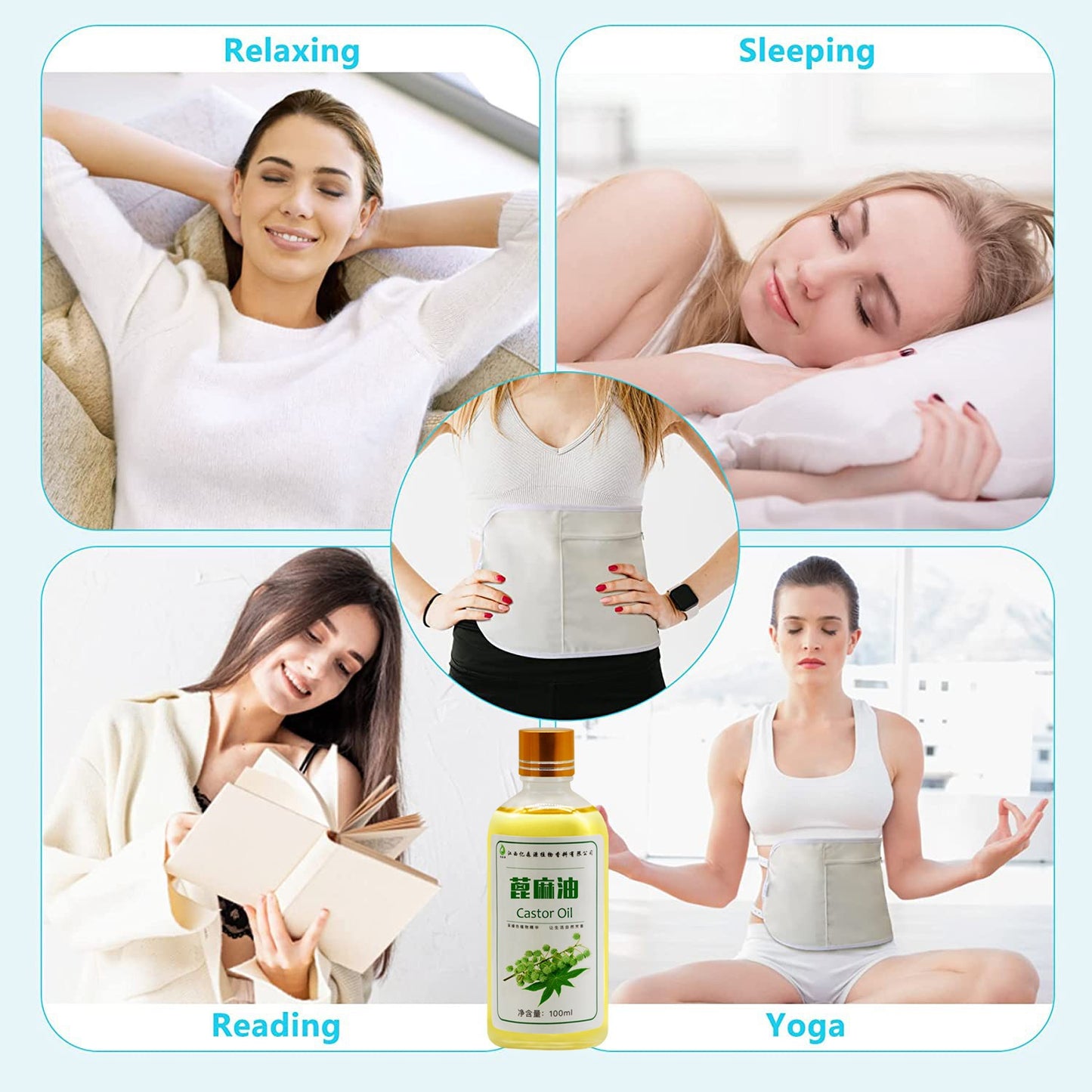 A USDA Castor Oil Pack