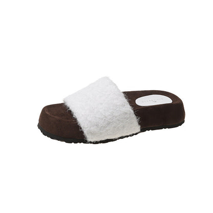 A plush slipper