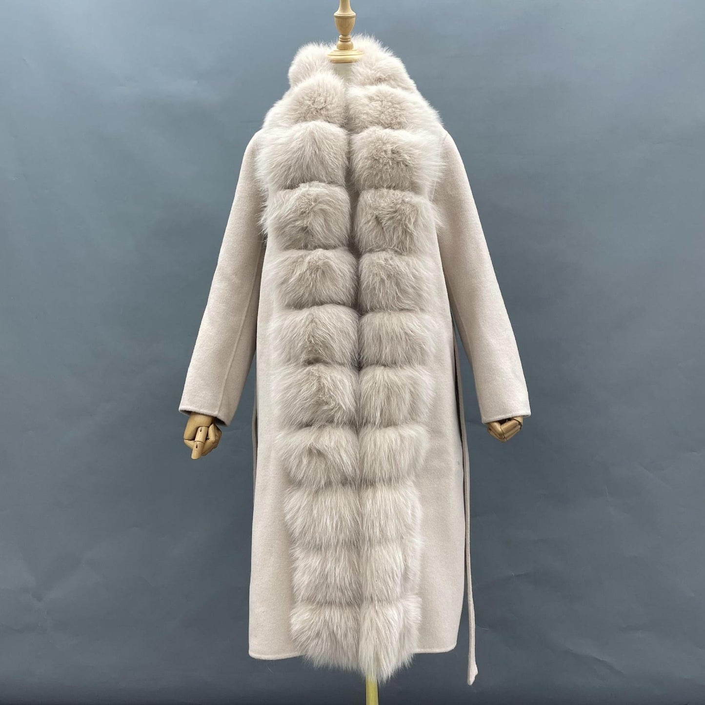A double-sided woolen coat