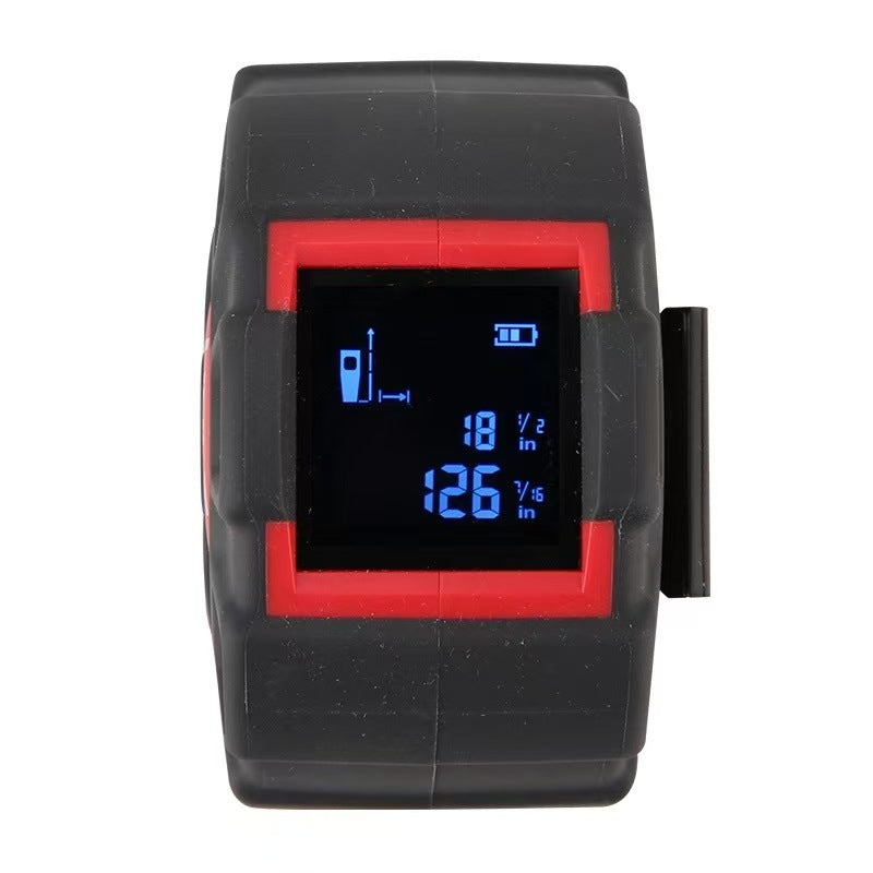 A LM60T Laser Rangefinder 60m Infrared Electronic Measure Digital Display Steel Tape Measure