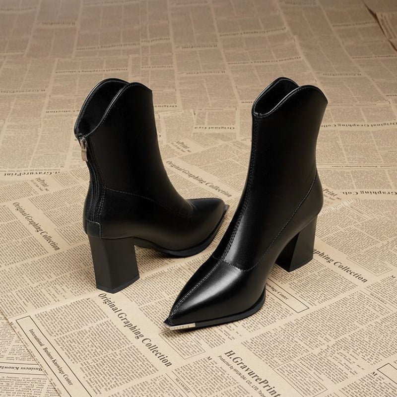 A pointed boot