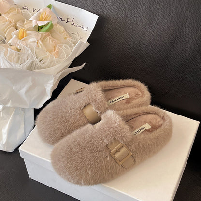 A plush slipper