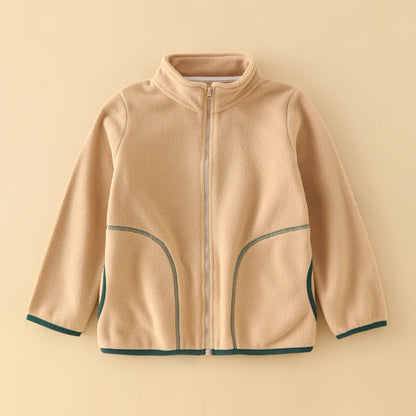 A Children's fleece warm jacket