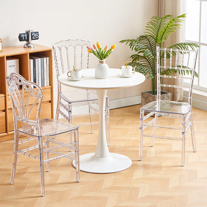 A crystal chair transparent wedding banquet high value chair hotel restaurant wedding chair anti-dirty durable chair