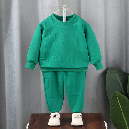 A Children's two-piece sweatshirt set