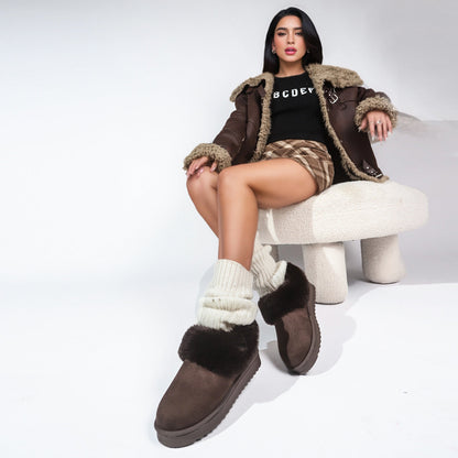 A short women's boot