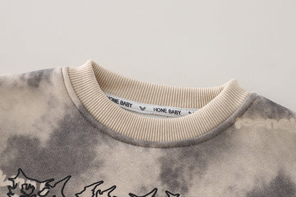 A children's sweater set