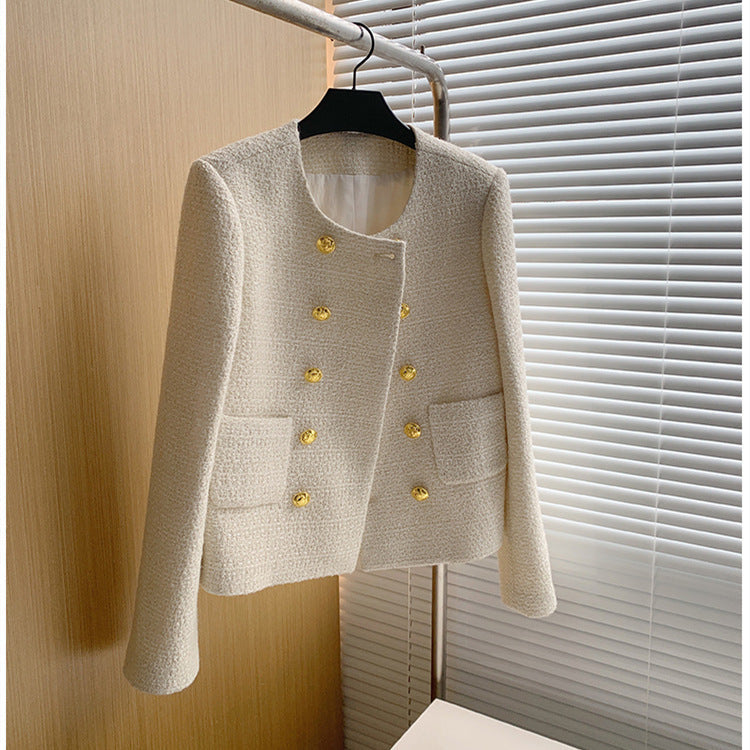 A new autumn and winter slim and thin small fragrant loose jacket blazer women
