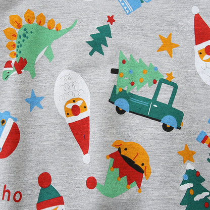 A christmas print sweater