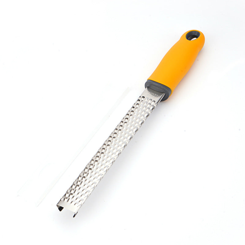 A stainless steel multi-function scraper