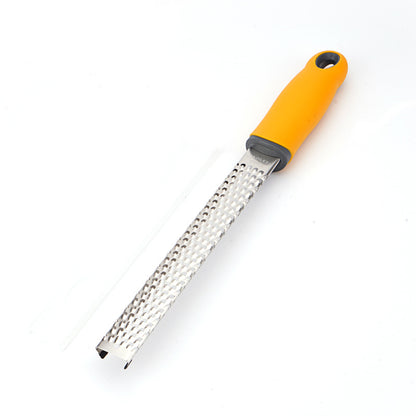A stainless steel multi-function scraper