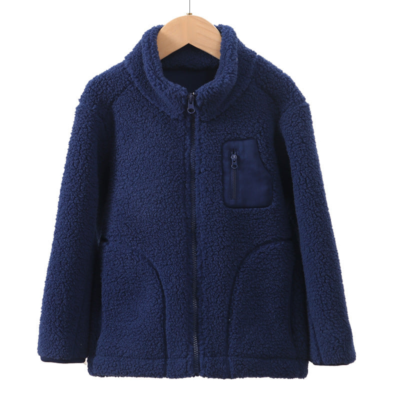 A Children's fleece warm jacket