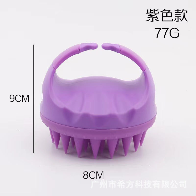 A shampoo brush massage brush