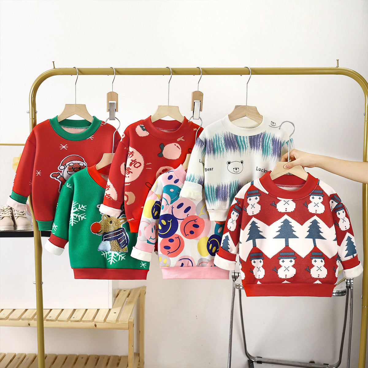 A children's long-sleeved top