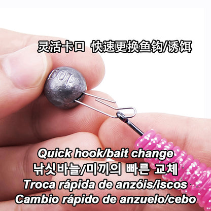 A Luya quick hanging lead drop big-eared macaque counterweight lead round