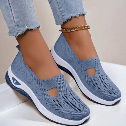 A shoes summer breathable sandals non-slip soft-soled elderly shoes women's casual shoes middle-aged and elderly walking shoes