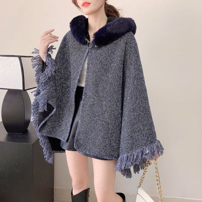 A faux fur jacket