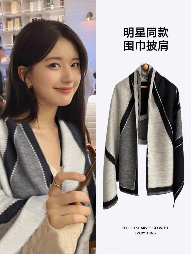 A scarf a warm shawl