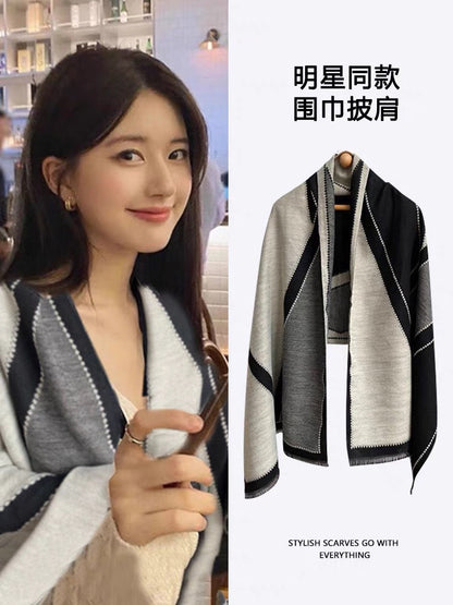 A scarf a warm shawl