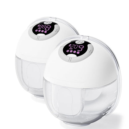 A Electric breast pump hand-free wearable bilateral, large suction silent milking device