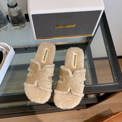 A plush slipper-winter