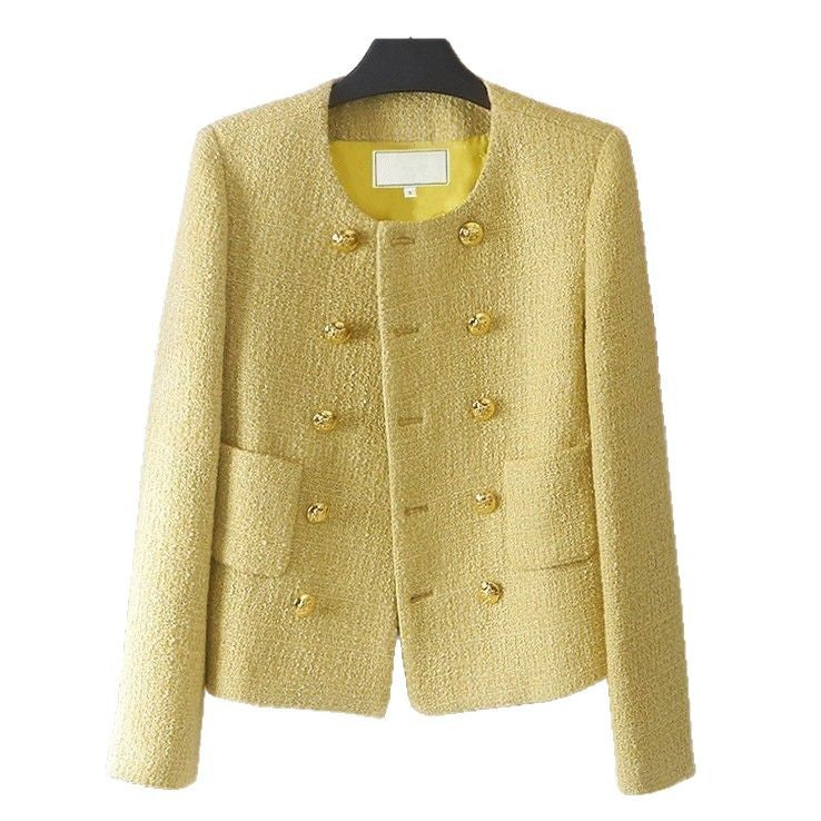 A new autumn and winter slim and thin small fragrant loose jacket blazer women