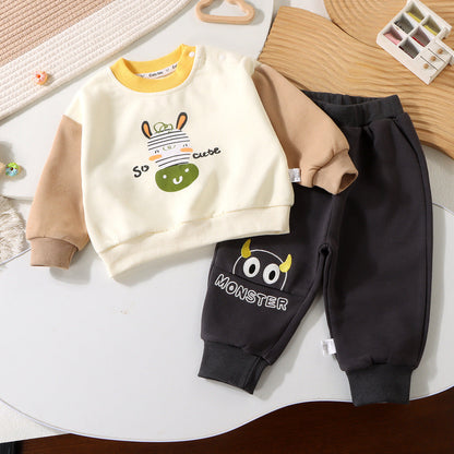 A Children's two-piece sweatshirt set