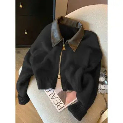 A short sweater jacket