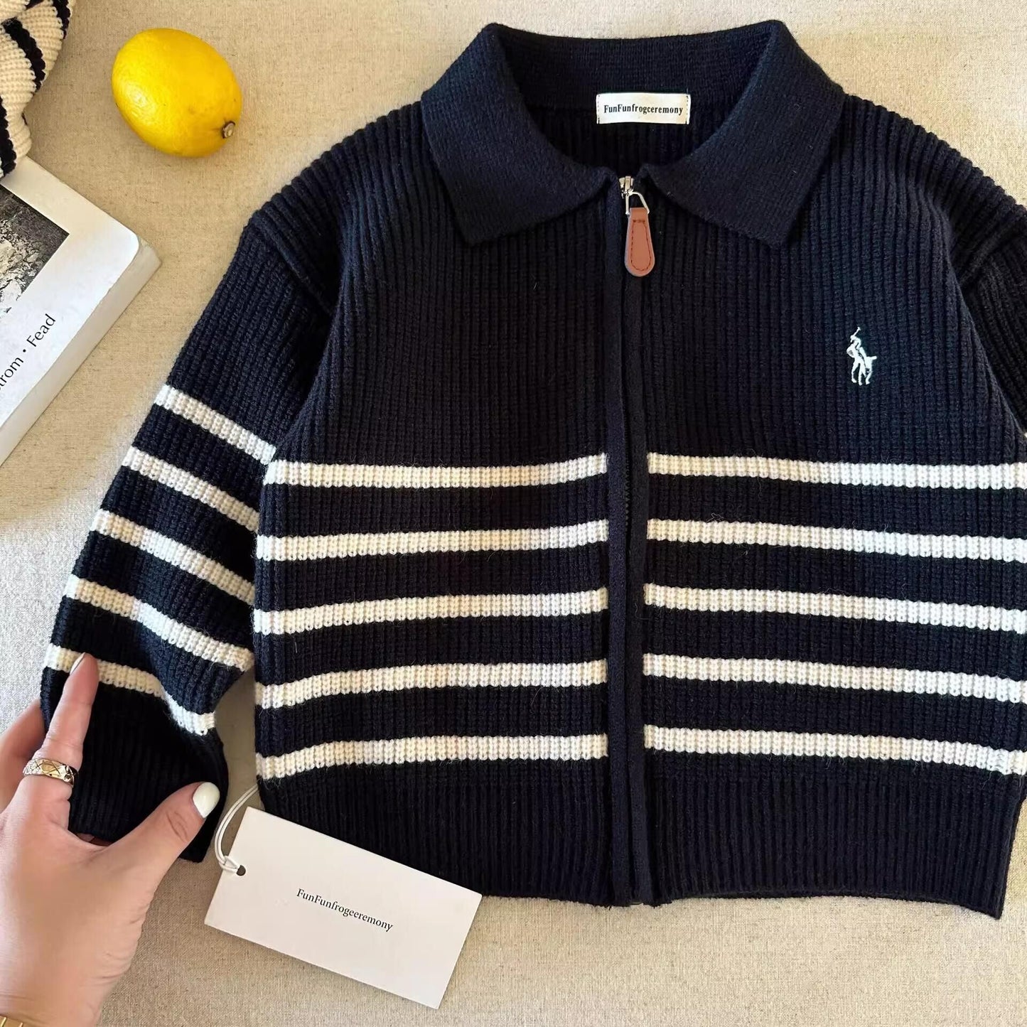 A children's sweater jacket