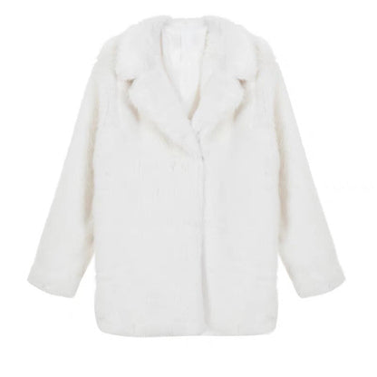 A faux fur jacket