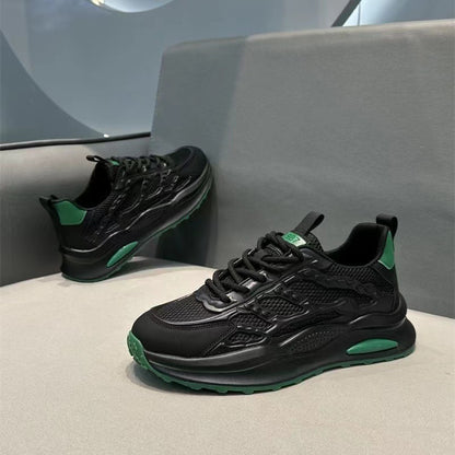 A men's shoes summer new platform sports casual running dad shoes breathable mesh shoes