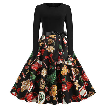 A christmas floral dress