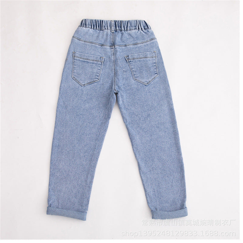 A Children's Denim Pants