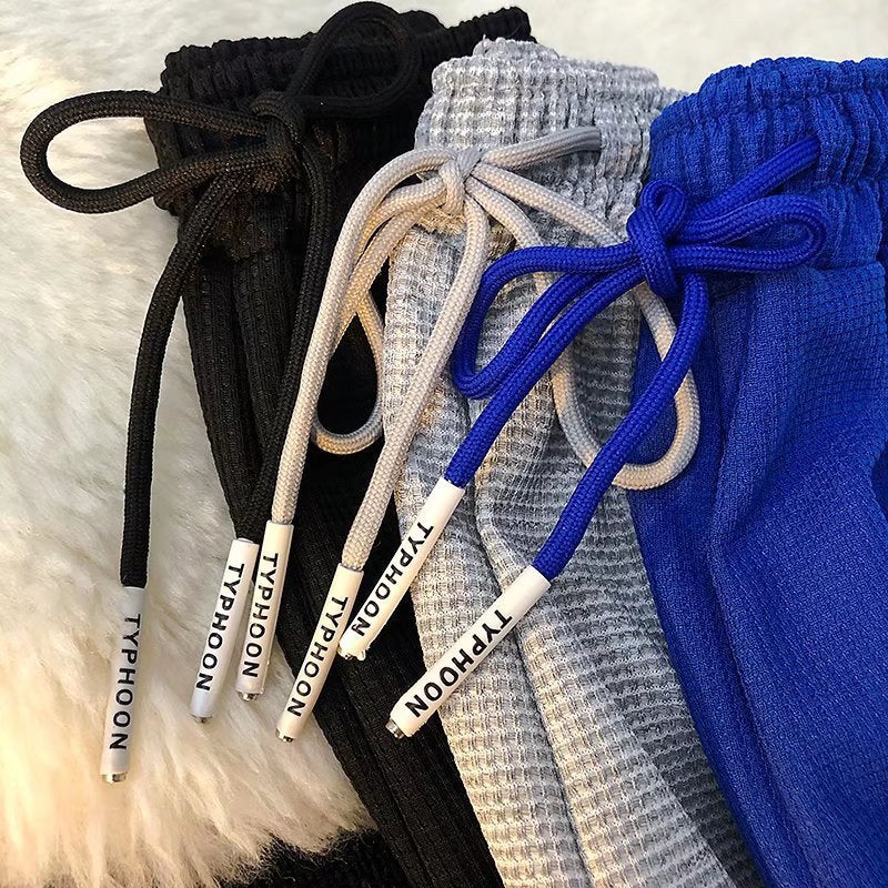 B2-m15 Boys Pants Spring and Summer cotton Thin Waffle Casual Children's Sweatpants - Mixbatch