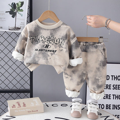 A children's sweater set