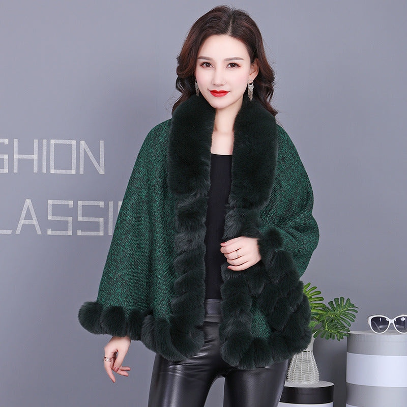 A faux fur jacket