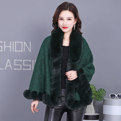 A faux fur jacket