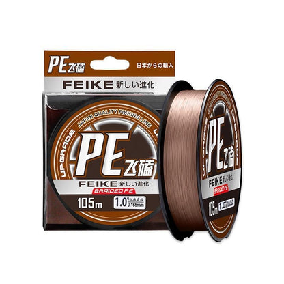 A raw silk flying knock line core submerged pe line