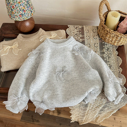 A children's knitted sweater