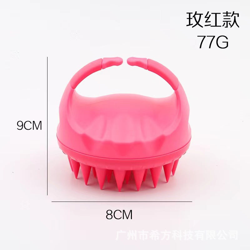 A shampoo brush massage brush