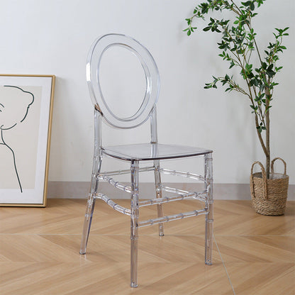 A crystal chair transparent wedding banquet high value chair hotel restaurant wedding chair anti-dirty durable chair