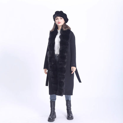 A double-sided woolen coat